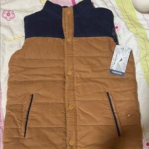 Tommy Bahama Kids Brown and Navy Vest